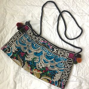 Thai Embroidered Crossbody Bag
